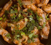 Мясо жареное