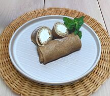 Блины с творогом