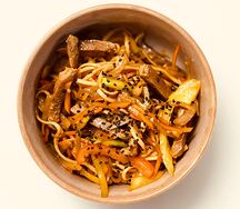 Вок со свининой в кисло-сладком соусе