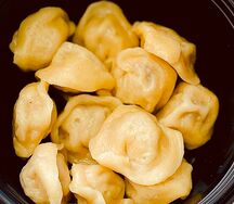 Пельмени ручной лепки отварные без бульона