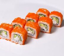 Ролл Калифорния с креветкой