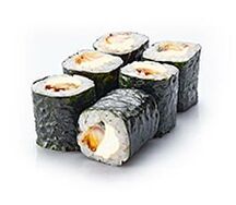 Ролл с угрем и сливочным сыром