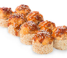 Запеченный ролл Нежный с лососем