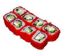 Ролл Калифорния с крабом