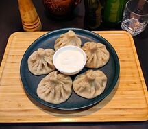 Хинкали с бараниной