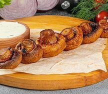 Грибы на мангале