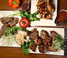 Шашлык из cвинoго края