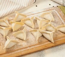 Пельмени из кеты с брокколи
