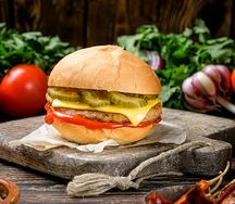 Мини-бургер с курицей