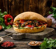 Жарко из говядины с горячим салатом