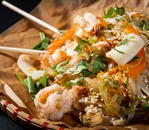 Яичная Хай Сан с морепродуктами
