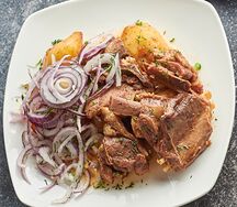 Казан кебаб-мясо ягненка