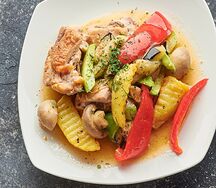 Курица с овощами