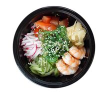 Поке с креветками