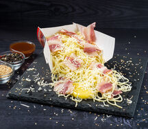 Вок Карбонара по-азиатски