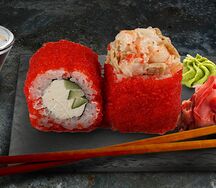 Ролл Вулкан с креветкой