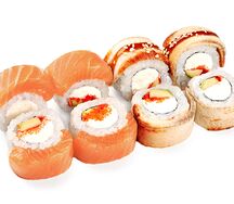 Сливочный ролл Лосось-угорь