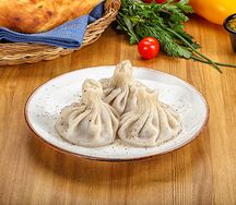 Хинкали с картофелем и грибами