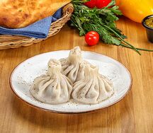 Хинкали с сыром и тархуном
