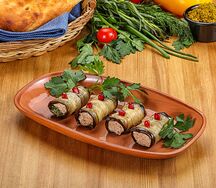Рулетики из баклажанов