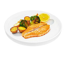 Семга со сливочным соусом