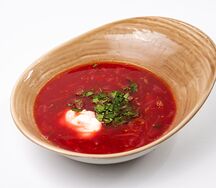 Борщ с курицей