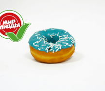 Донат с черникой