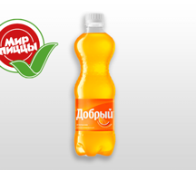 Лимонад Добрый Апельсин 0,5 л