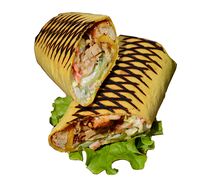 Шаурма куриная в сырном лаваше