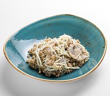 Гречотто со сливками, грибами и сыром