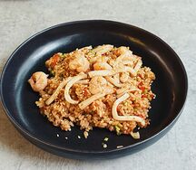 Рис с морепродуктами