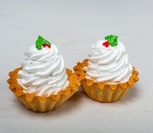 Корзинки с белковым кремом