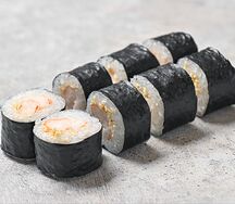 Мини-ролл с креветкой