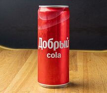 Добрый Жб Кола/Лимон/апельсин 0.3л