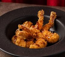 Креветки в сухарях