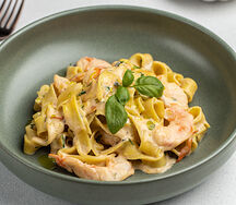 Паста с креветками