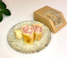 Блинчики с ветчиной и сыром 