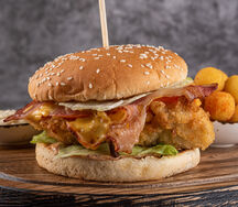 Бургер с куриным филе