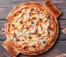 Пицца с морепродуктами