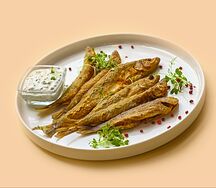Жареная корюшка