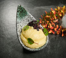 Картофельное пюре с сыром моцарелла