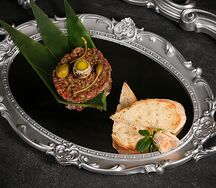 Тартар из мраморной говядины