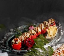 Запеченный ролл с мидиями