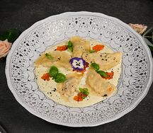 Пельмени с лососем