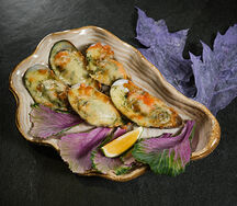 Запеченные мидии киви