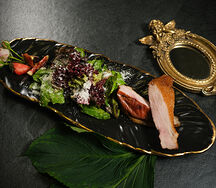 Салат с подкопченной уткой