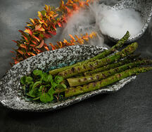 Спаржа на гриле