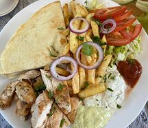 Гирос порция с Курицей