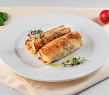 Блинчики с ветчиной и сыром