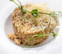 Ризотто сливочное с белыми грибами